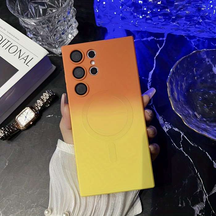 1pc Red Blue For Samsung Samsung Galaxy S23 Phone Cases