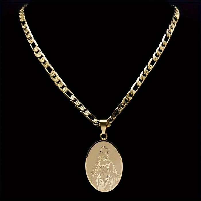 1 Piece Gd Jesus Theme Pendant