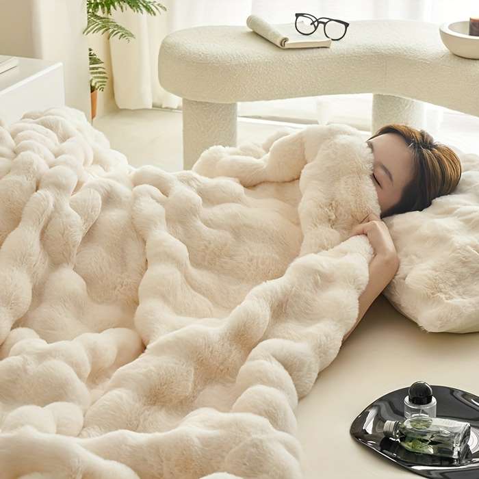 1ps Blanket Color Dark Gray size 200x230cm