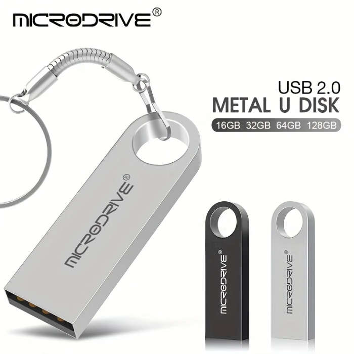 1pc High-Speed USB 2.0 Flash Drive 4GB Storage Options Portable USB Memory Stick with Key Ring