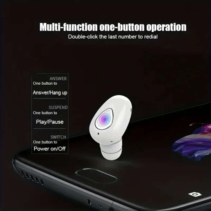 Wireless In-Ear Invisible Earbuds