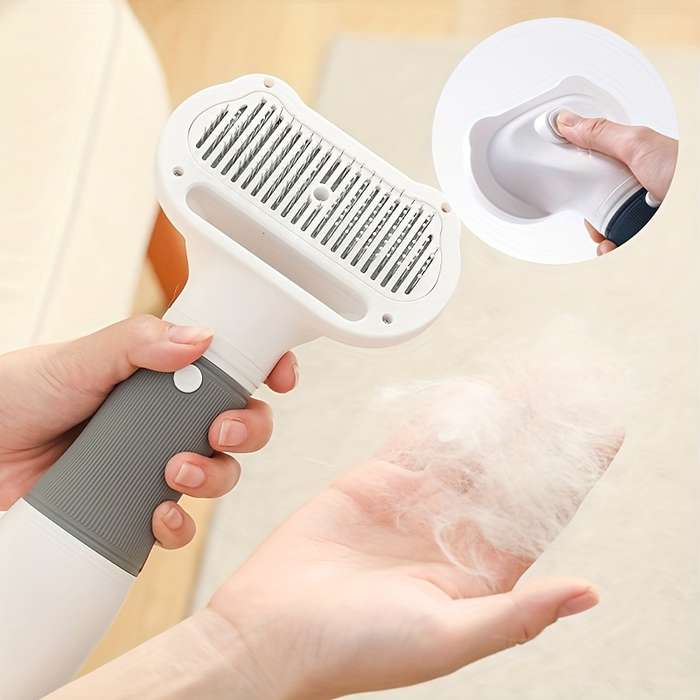 1pc Gray Pet Comb
