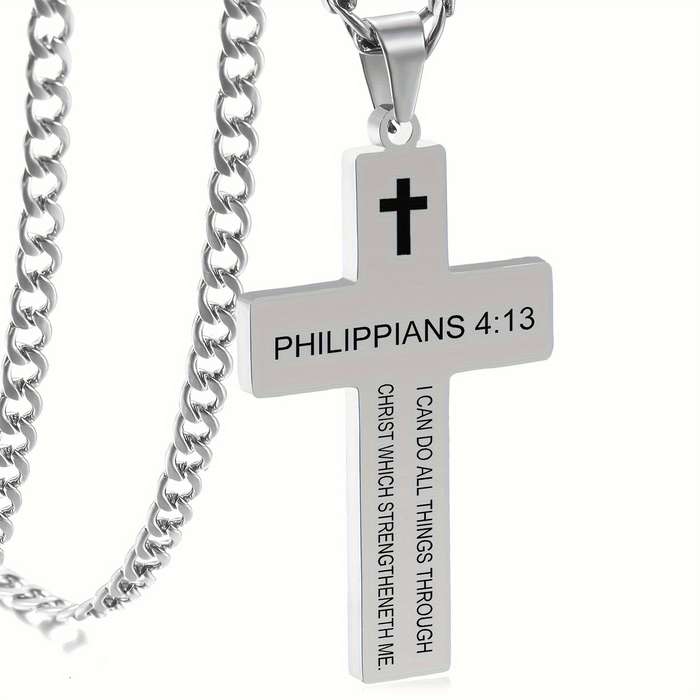 1 Piece Silvery Jesus Theme Pendant
