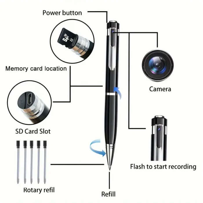 Mini Portable 1080P Wearable Camera Recorder