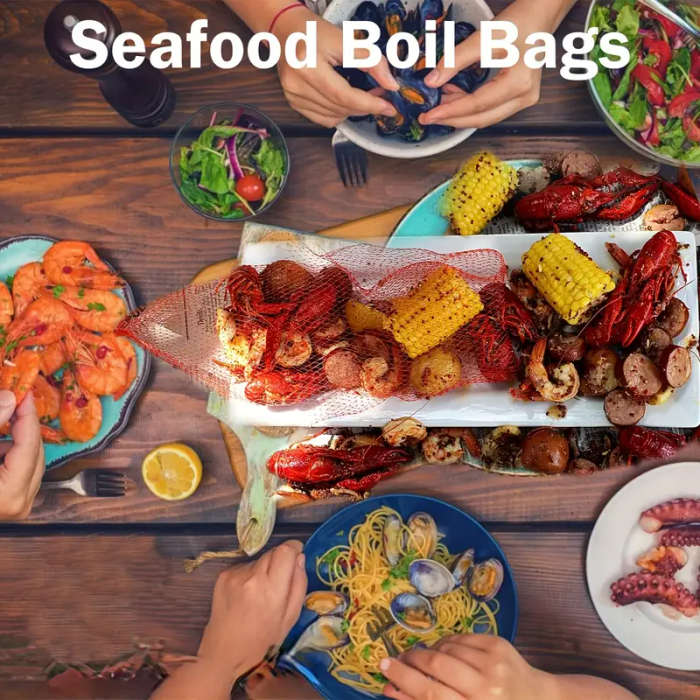 50 Reusable Mesh Bags