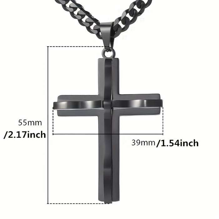1 Piece Gun Black Jesus Theme Pendant