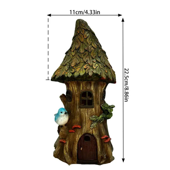 Solar Tree House Lights for Gardens and Patios