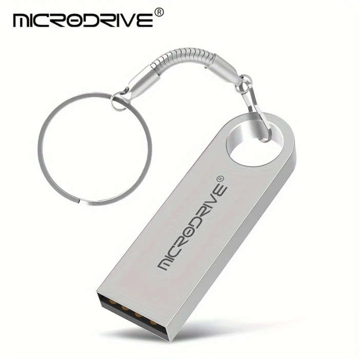 1pc High-Speed USB 2.0 Flash Drive 4GB Storage Options Portable USB Memory Stick with Key Ring