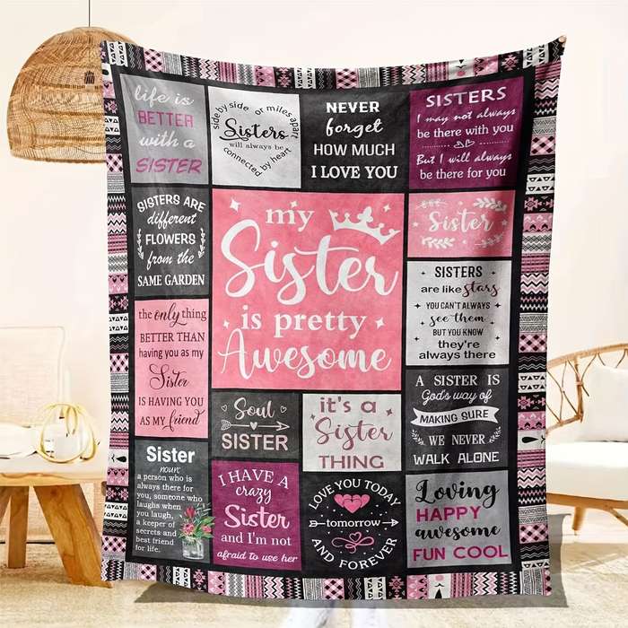 1ps Blanket Color Bicolor Purple size 160x200cm