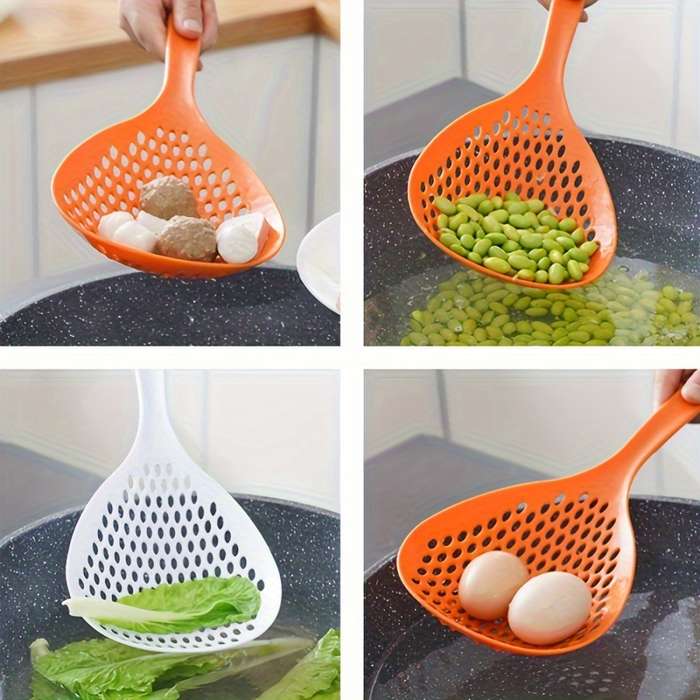 1pc Versatile Silicone Clip-On Strainer an Ideal Kitchen Tool for Your Cookware