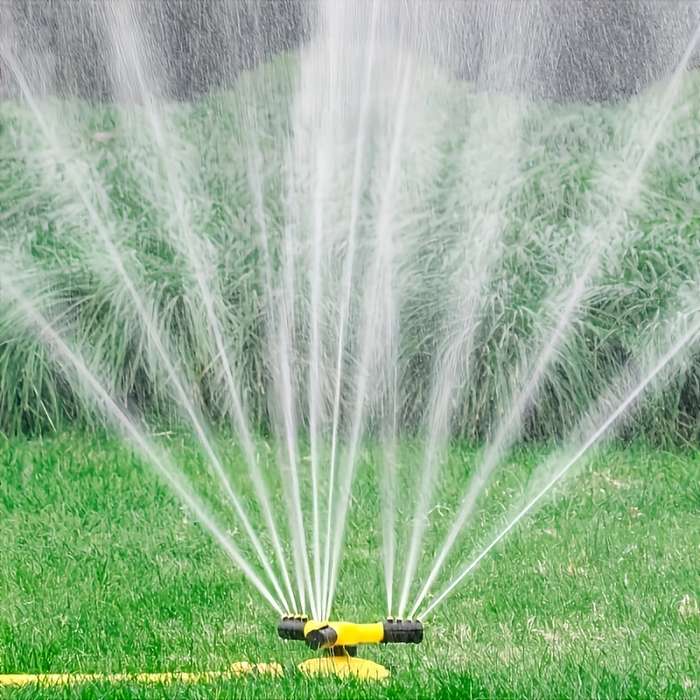 1Pc Sprinklers Lawn Automatic Sprinkler Rotating 3 Adjustable Rotating Arms