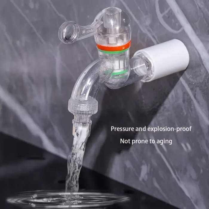 1 Transparent Explosion-Proof Plastic Faucet