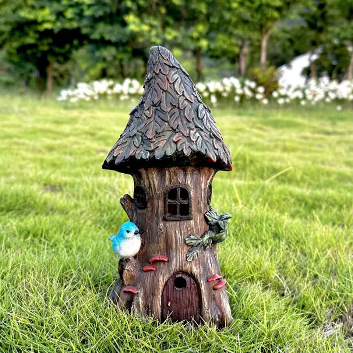 Solar Tree House Lights for Gardens and Patios