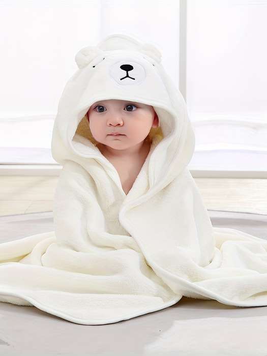 Super Absorbent Microfiber Baby Bathrobe