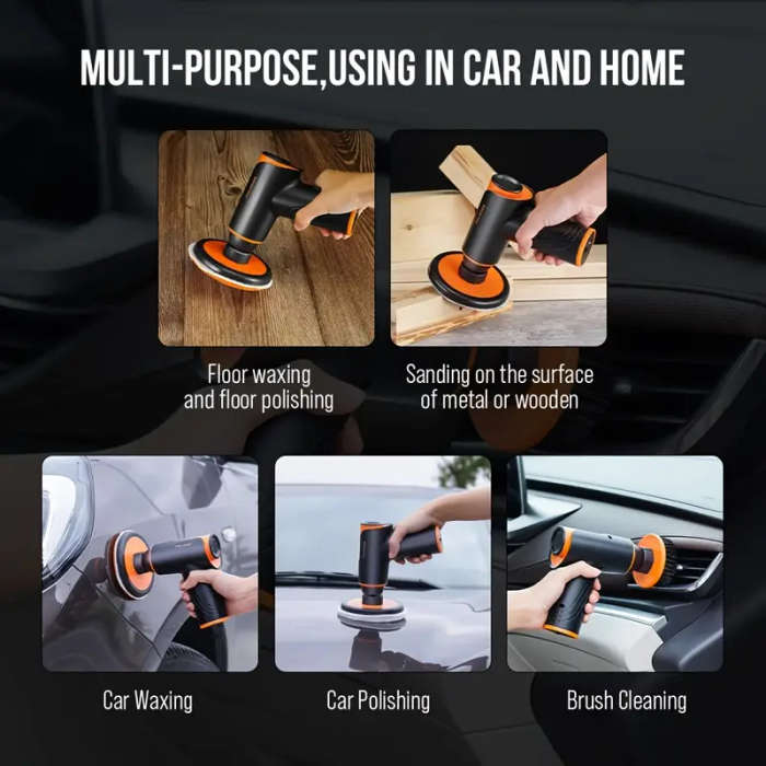 100W Wireless Portable Car Waxing and Polishing Machine
