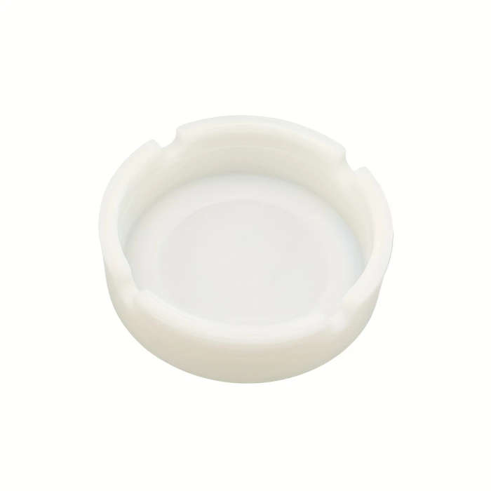 1pc Luminous Silicone Ashtray Resists Temperatures Premium Silicone Rubber Soft Portable Round Desig