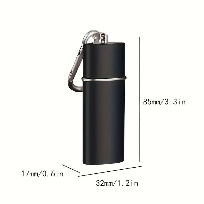 1pc Portable Men's And Women's Ashtray Pendant Key Chain Pocket Ashtray Outdoor Travel Portable Ash