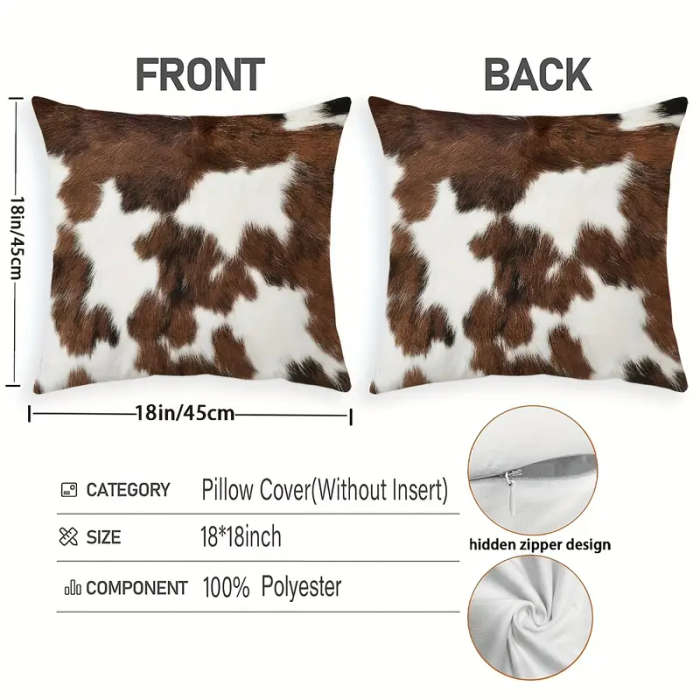 4 Piece, Vintage Look Cushion Cover, Pillow Cover, Room Decor