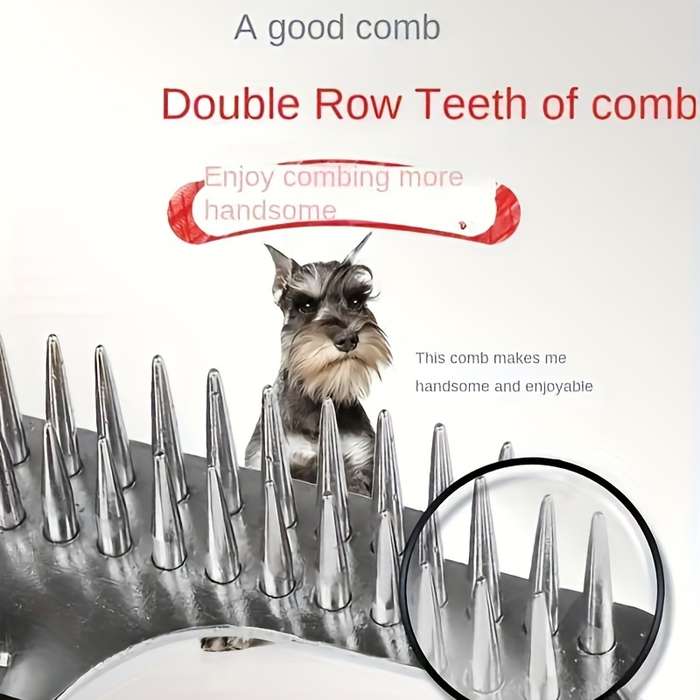 1pc Illustration Color Pet Comb