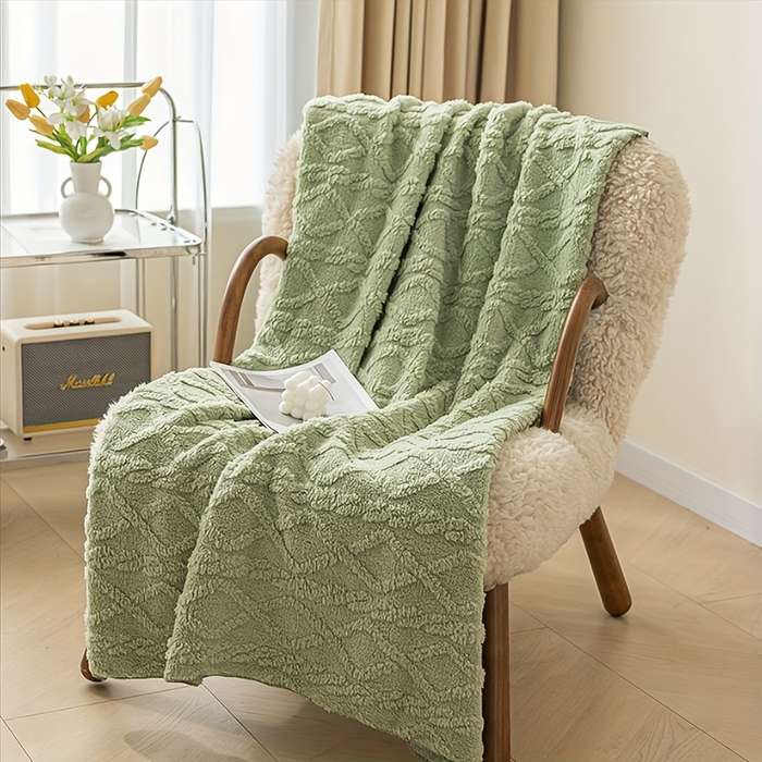 1ps Blanket Color Green size 98x148cm  38.58x58.27inch