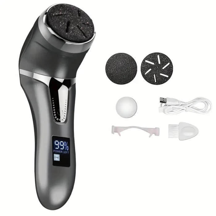 1pc Electric Feet Callus Remover Kit Rechargeable Portable Pedicure Tool For Professional Foot Care