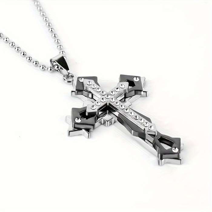 1 Piece Golden Jesus Theme Pendant
