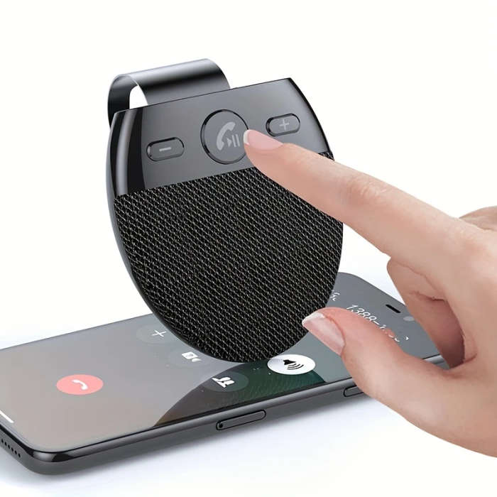 1pc Wireless Vehicle Car V5.0 Speakers Handsfree Car Kit Hands-free Speakerphone Hands Free Sun Viso