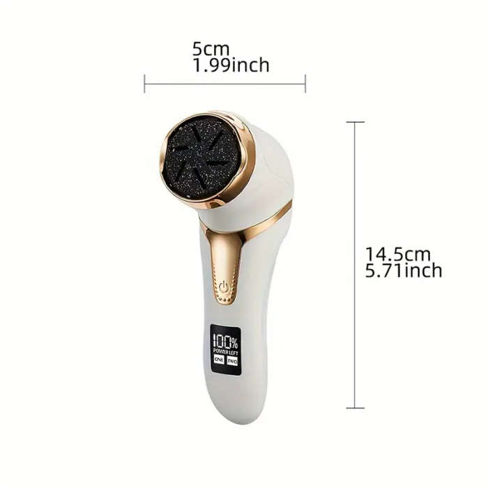 1pc Electric Feet Callus Remover Kit Rechargeable Portable Pedicure Tool For Professional Foot Care