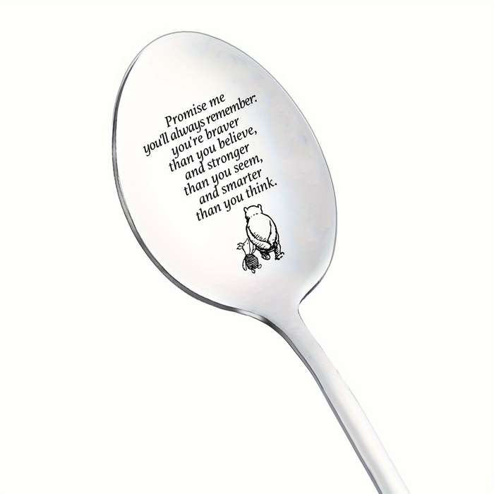 1pc  you'reand Strongerthan You Seemand Smarterthan You Think  Mirror Polished Engrave Stainle