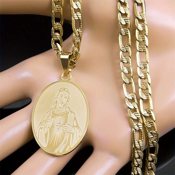 1 Piece Gd Jesus Theme Pendant