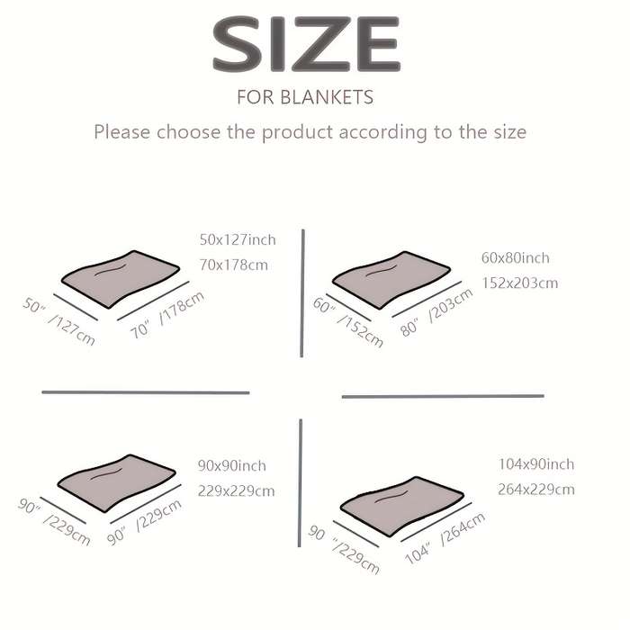 1ps Blanket Color Gray size FULL 152X203CM