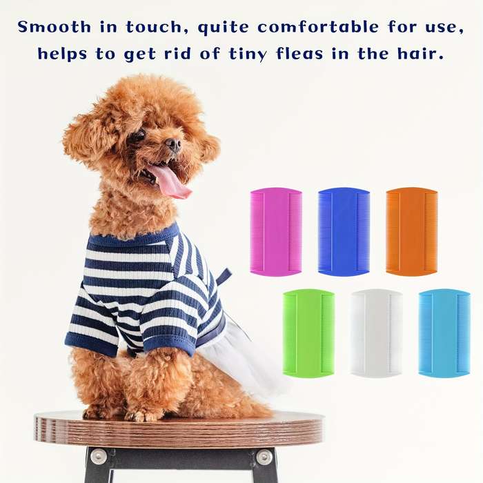 2pcs Random Color Pet Comb