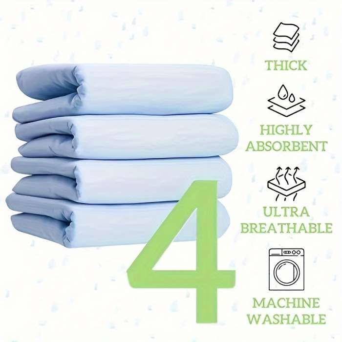 1Pc Diaper Blue Size 60X50Cm