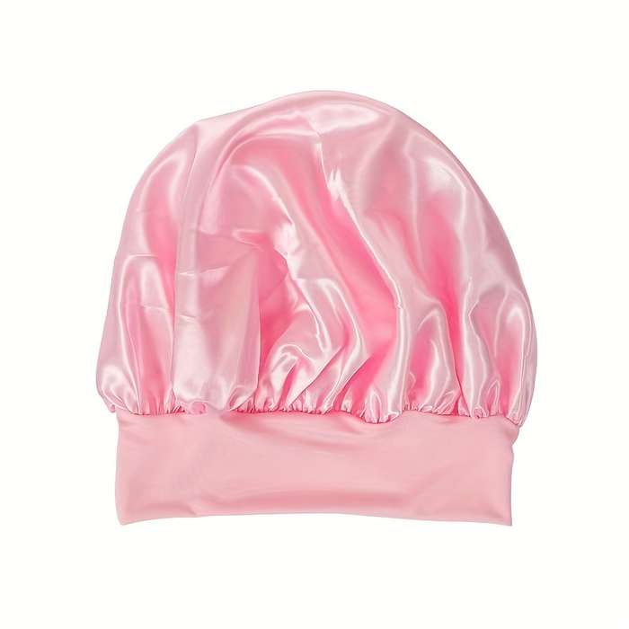 1pc Wide Brim High Elastic Hat Polyester Fiber Woven Lightweight Stretch with Toggle Closure