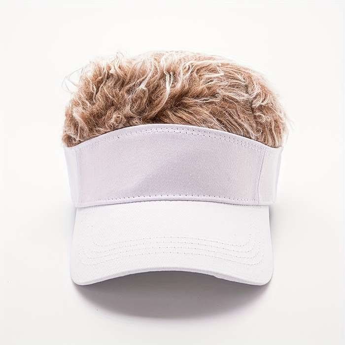 1pc Hip-Hop Style Baseball Cap with Fluffy Brim Deep Top Small Face Design for Sun Protection
