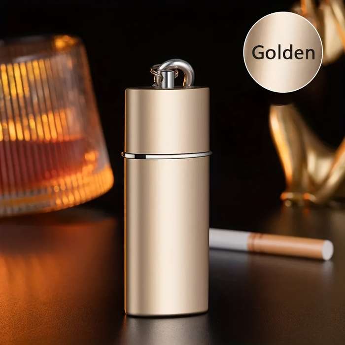 1pc Portable Men's And Women's Ashtray Pendant Key Chain Pocket Ashtray Outdoor Travel Portable Ash