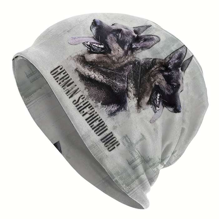 1pc Dog Lover Beanies Caps With Different Breeds Of Dogs Terriers German Shepards Rottweil