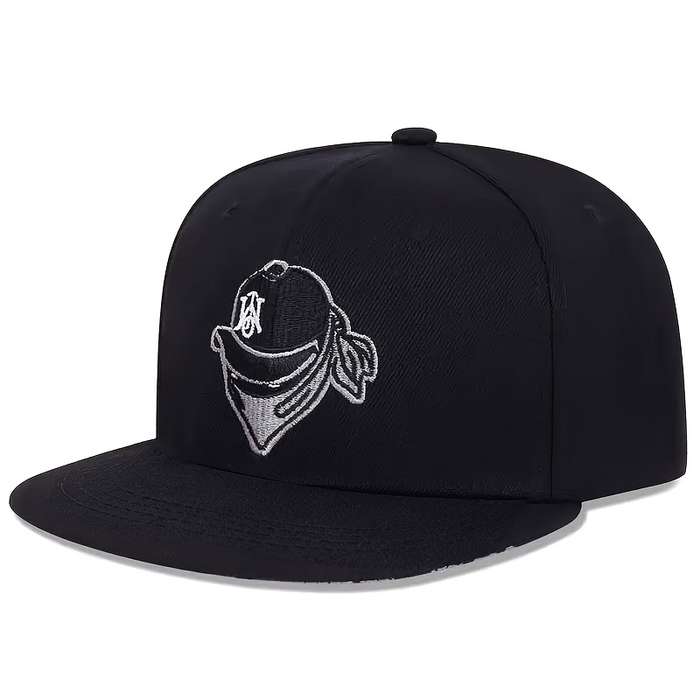 1pc Anime Embroidery Unisex Baseball Cap Hip Hop Trendy Snapback Hats Lightweight Adjustable Sun Ha
