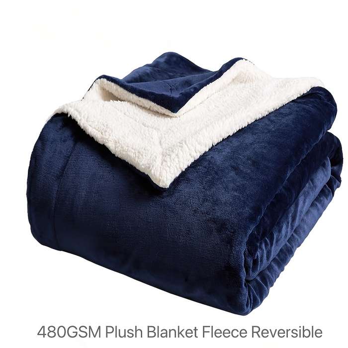 1ps Blanket Color Pink size 152.4x203.2cm