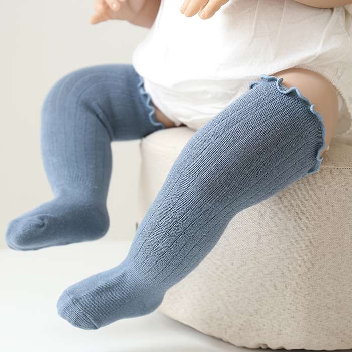 1Pairs Sock Pink Add Grey Add Blue Size 6 18 Months