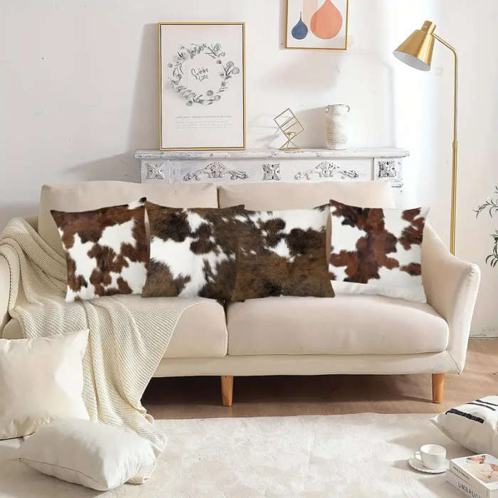 4 Piece, Vintage Look Cushion Cover, Pillow Cover, Room Decor
