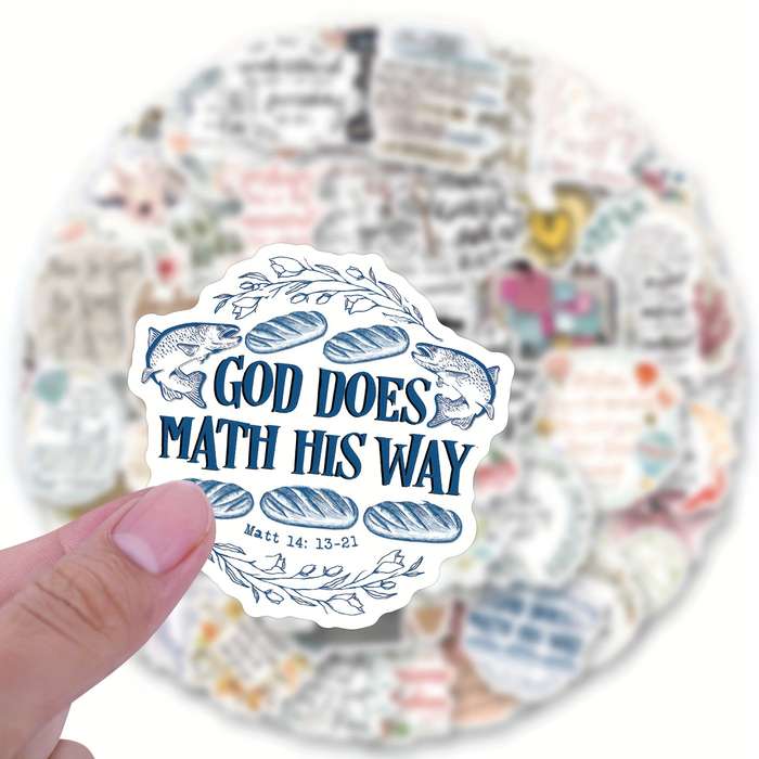 100pcs Bible Stickers Jesus Christian Themed Stickers