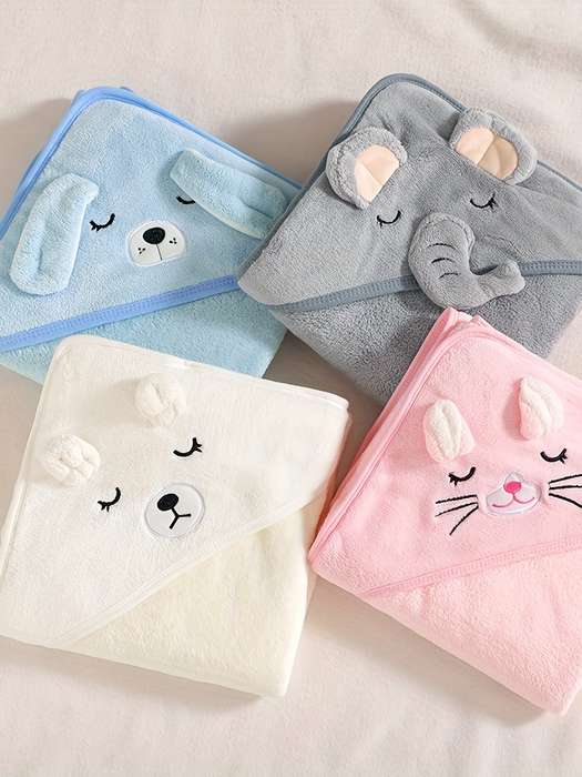 Super Absorbent Microfiber Baby Bathrobe
