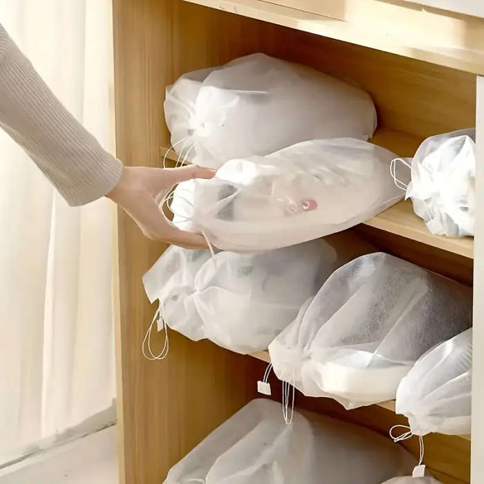50-Piece Portable Shoe Organizer Bags