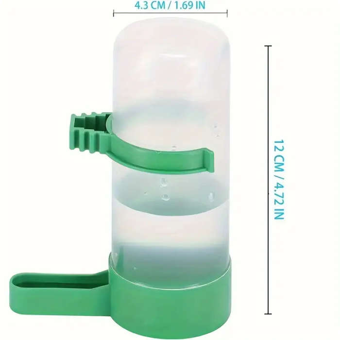 8 Plastic Bird Feeders And Waterers