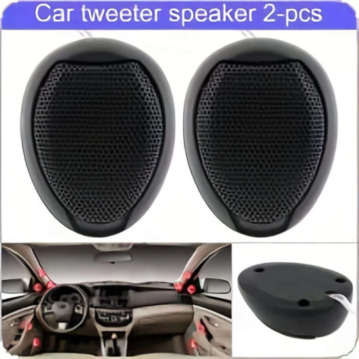 2Pcs Universal 1000W Tw 106 High Efficiency Mini Dome Tweeter Speakers For Car Audio System