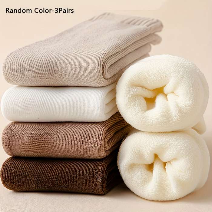Sock Random Color 3Pairs  One Size