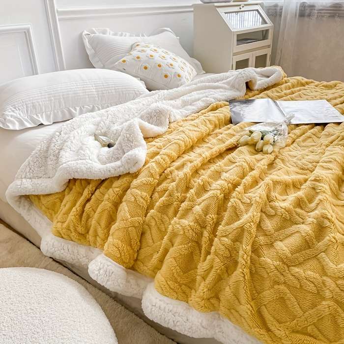 1ps Blanket Color Purple size twin 100cmx150cm