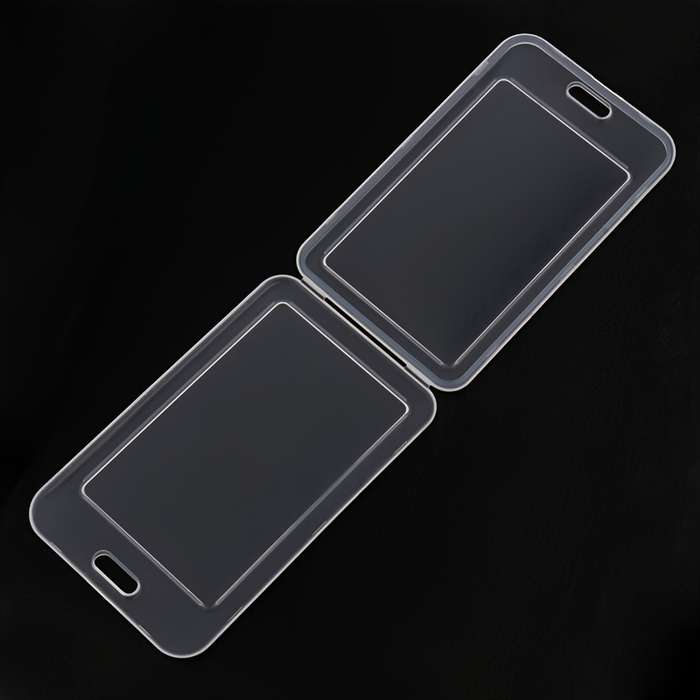 1pc Various Transparent Color Card Set Lanyard Hanging Clip Card Holder Student Teacher Certificat