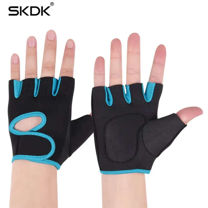 1 Pair Size S Breathable Silicone Non-Slip Sports Workout Gloves Perfect for Gym Training Weightlift